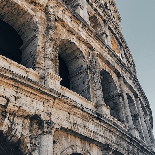 Minimalist Colosseum Photo - Etsy