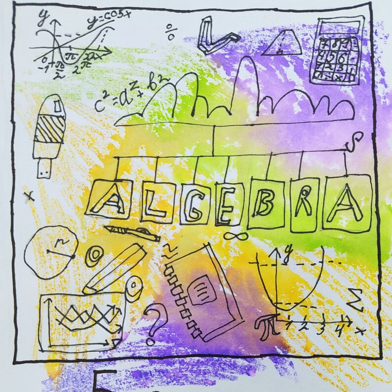 Week 1 Math Course Drawing DIY Calendar Step-by-step Drawing Guide How to Draw Subjects Easily ...