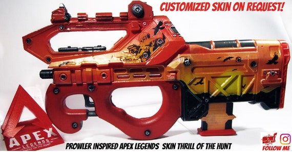 Prowler Smg Weapon Custom Skin Thrill Of The Hunt Inspired Etsy