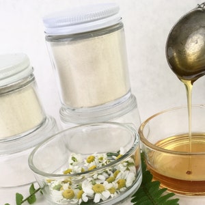 Honey Chamomile Face Mask, Cleansing Grains, Gentle and Natural Facial Care
