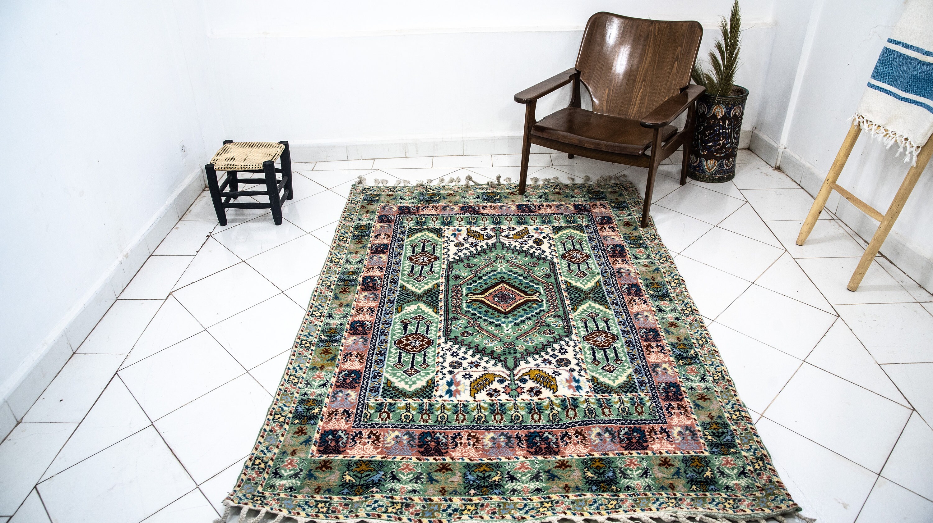 Royal Extra Superieure Authentic Moroccan Rug Hand Knotted Etsy