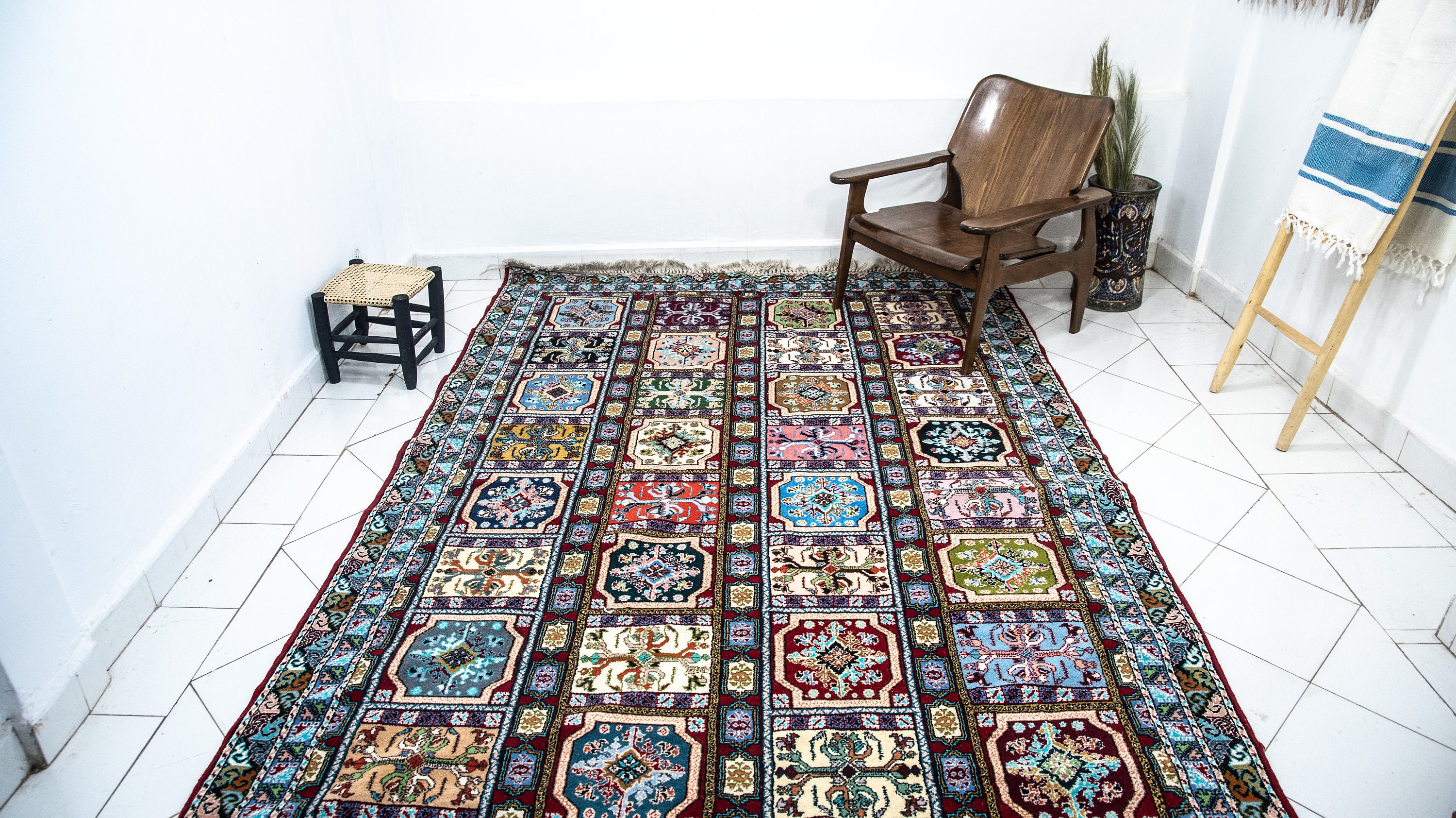 Royal Extra Superieure Authentic Moroccan Rug, Hand Knotted Wool Rug