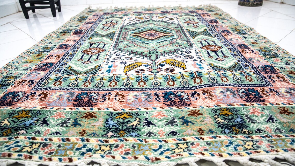 Royal Extra Superieure Authentic Moroccan Rug Hand Knotted Etsy