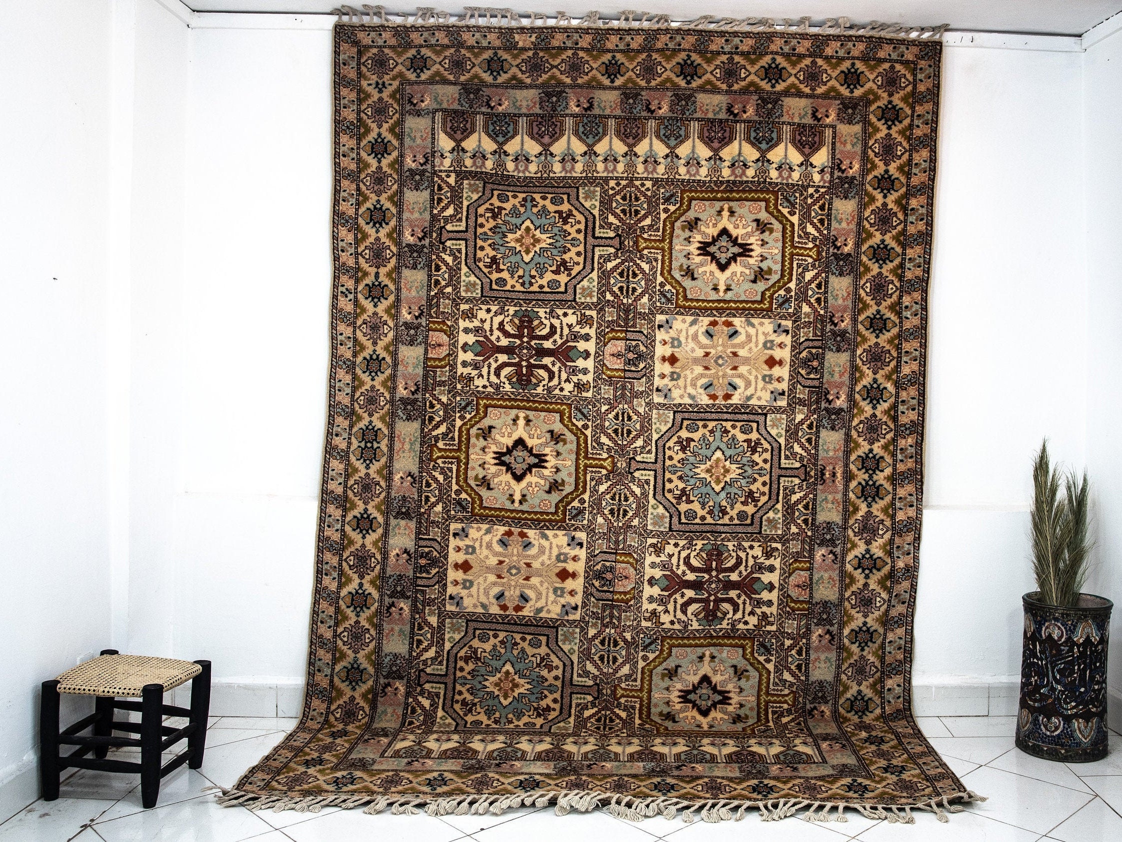 Royal Extra Superieure Authentic Moroccan Rug Hand Knotted Etsy