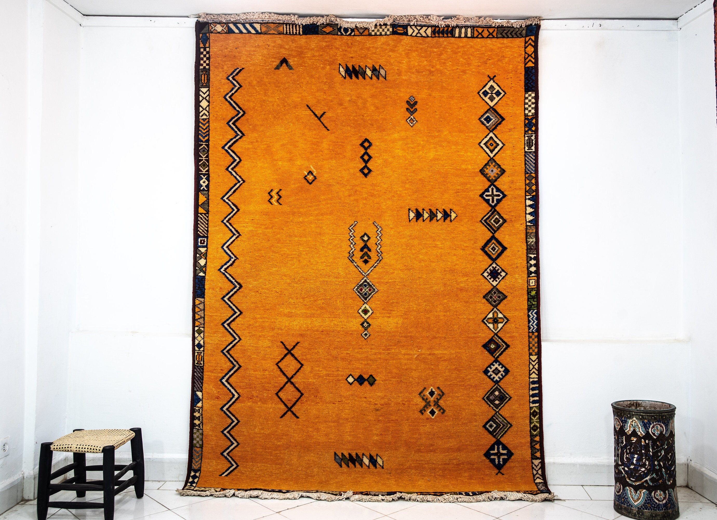 Royal Extra Superieure Authentic Moroccan Rug Hand Knotted Etsy