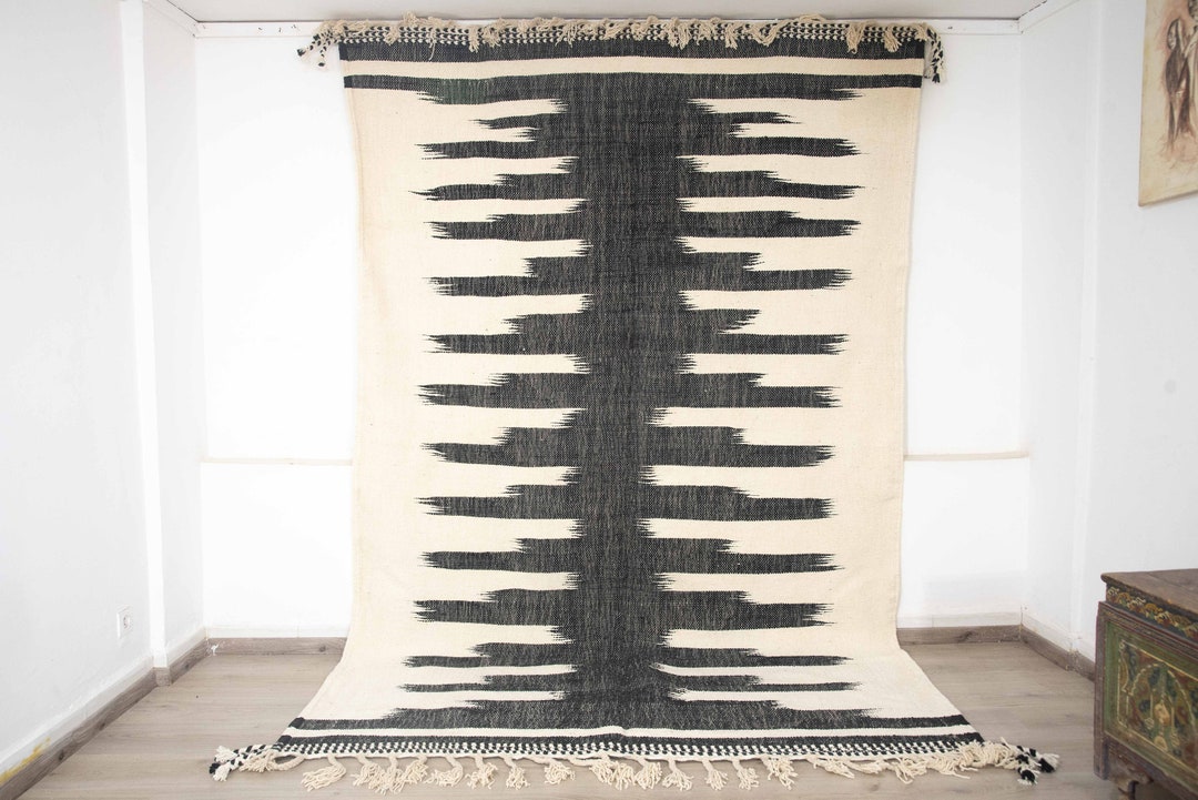 Moroccan ZIGZAG Rugs Area Shug Style Berber Rug Colorful Uk Etsy