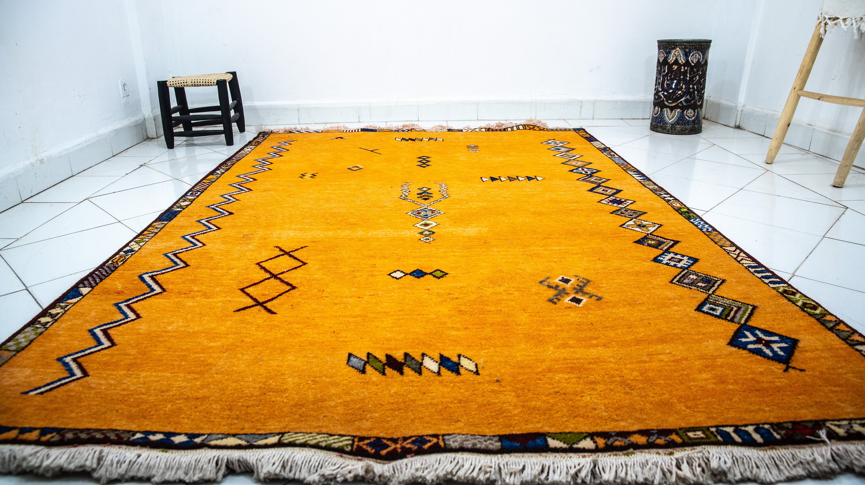 Royal Extra Superieure Authentic Moroccan Rug Hand Knotted Etsy