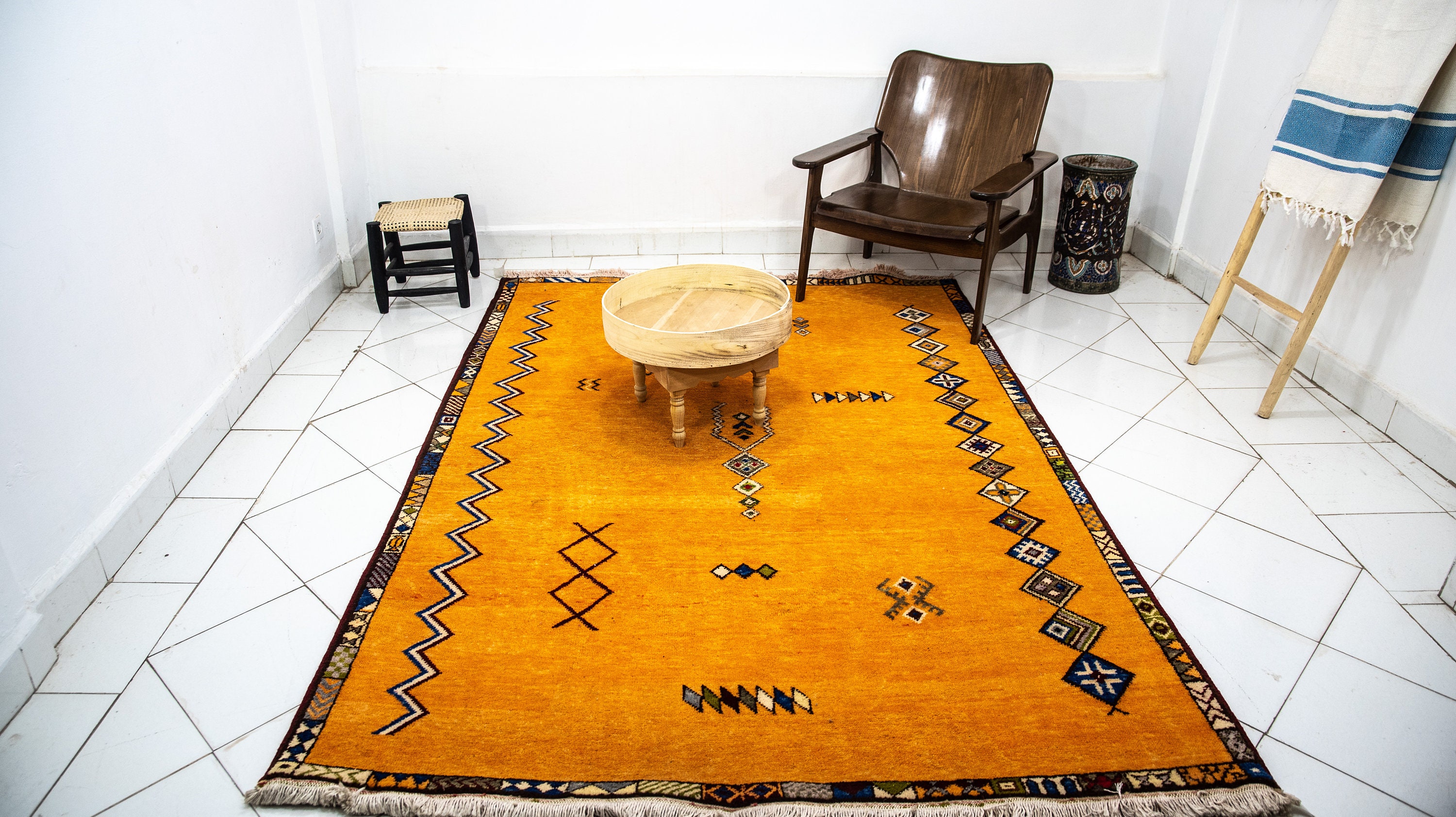 Royal Extra Superieure Authentic Moroccan Rug Hand Knotted Etsy
