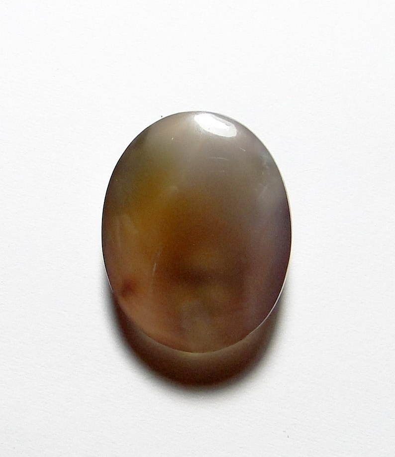 31 Ct Rare /& Beautiful Natural Dendritic Plume Agate With Colorful Trees And Flowers In Pure Gold Agate
