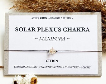 Solar Plexus Chakra Bracelet Manipura Citrine Healing Stone Yoga Jewelry Meditation Bracelet Spirituality Esoteric Gift Gemstone Navel Chakra