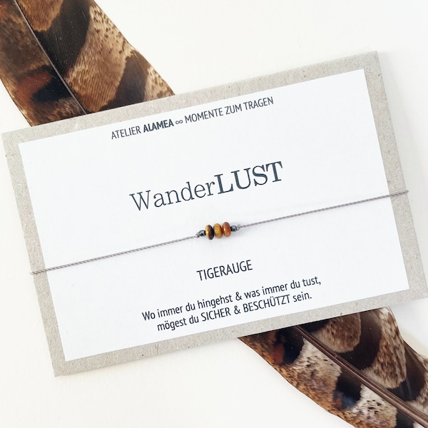 Pulsera protectora de la suerte con piedras de aventura y espíritu viajero. Amuleto de la suerte para viajeros. Regalo ideal para amantes de los viajes. Joyería con gemas. Talismán. Pulsera de la suerte. Pulsera de los deseos.