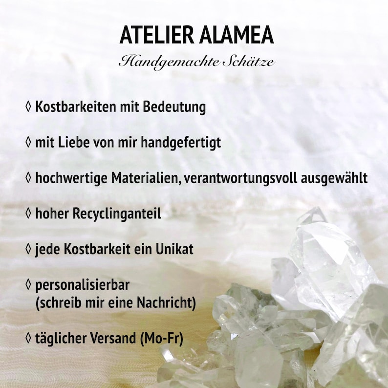ASTROLOGIE WASSERMANN • Edelstein Armband • Labradorit • Hämatit • Perle • 925er Silber • Sternzeichen Glücksbringer afbeelding 9