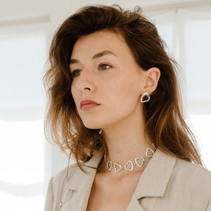 Chain silver jewelry handmade in Germany choker chollier 925 silver handmade chain link chain elegant high quality chain