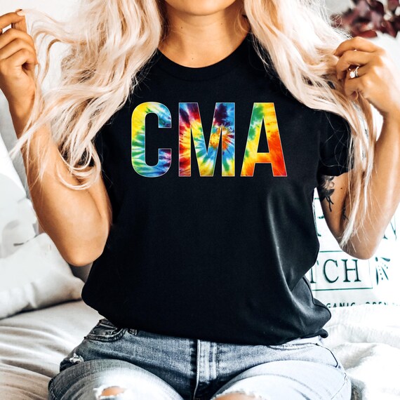 CMA Appreciation Day Tie Dye for Women for Work Shirts CMA Etsy