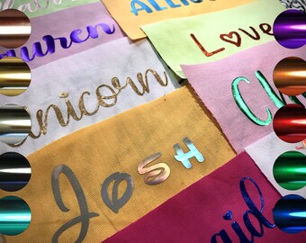 custom fabric decals