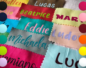 custom fabric decals