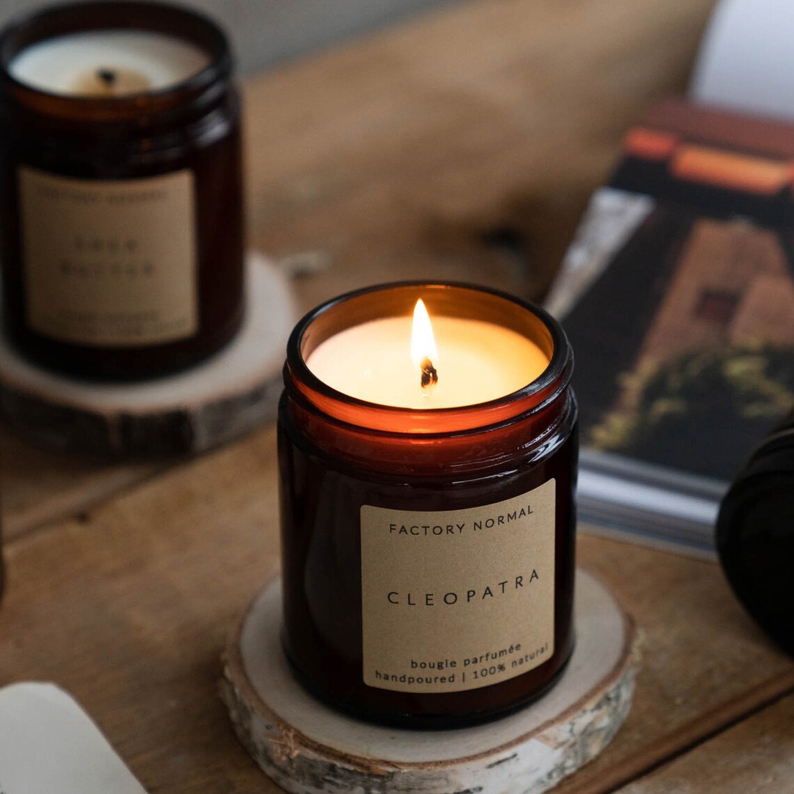 Amber Jar Scented Soy Wax Eco Friendly Candles Luxury Etsy