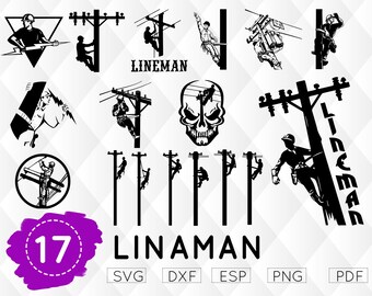 Download Lineman art | Etsy