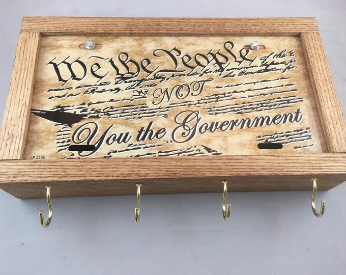 Locking Gun Concealment Box Furniture Key Holder License Plate Etsy