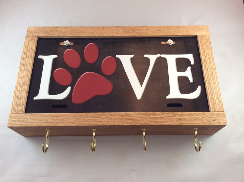 Locking Gun Concealment Box Furniture Key Holder License Plate Etsy