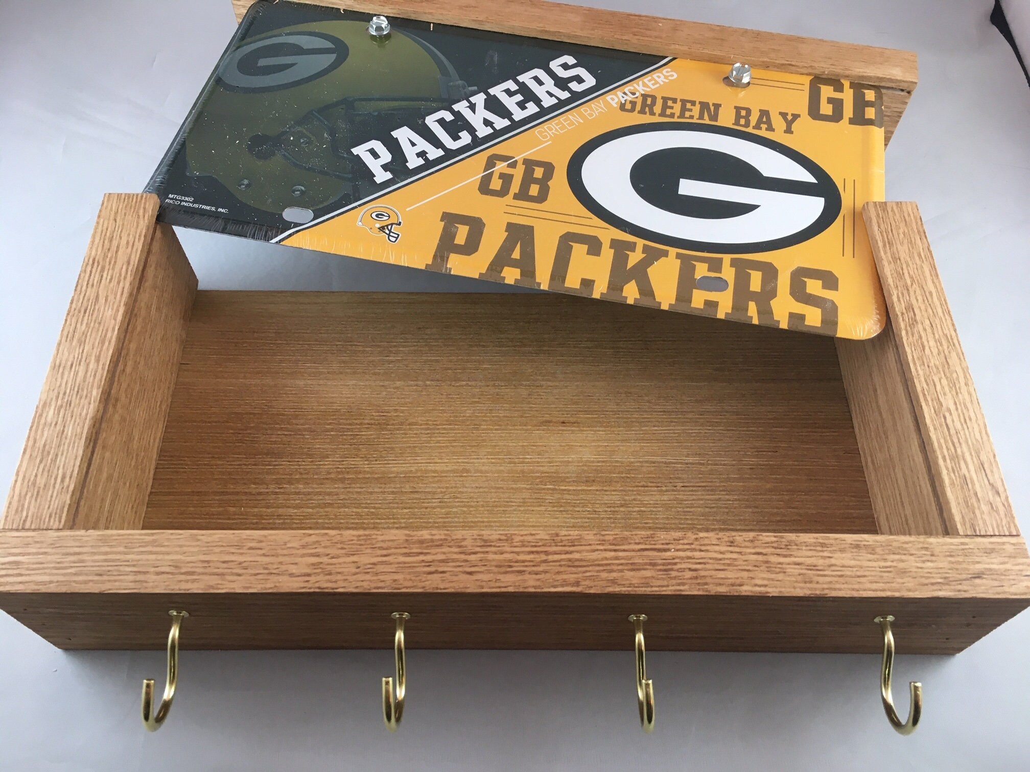 Locking Gun Concealment Box Furniture Key Holder License Plate Etsy