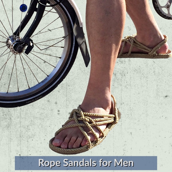 Rope Sandals / Free Ship! / Hippie Style / Handmade / Mens