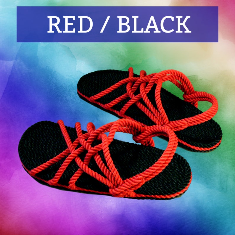 handmade rope sandals