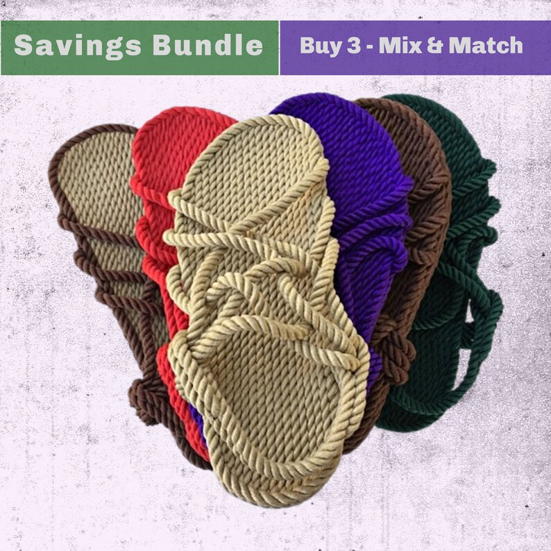 handmade rope sandals