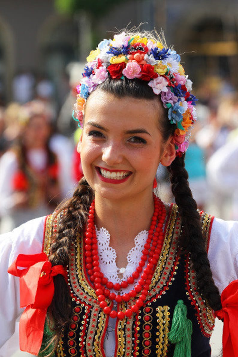 boho waistcoat Bohemian vest hippie vest sequin embroidered Polish traditional folk dance costume ethnic