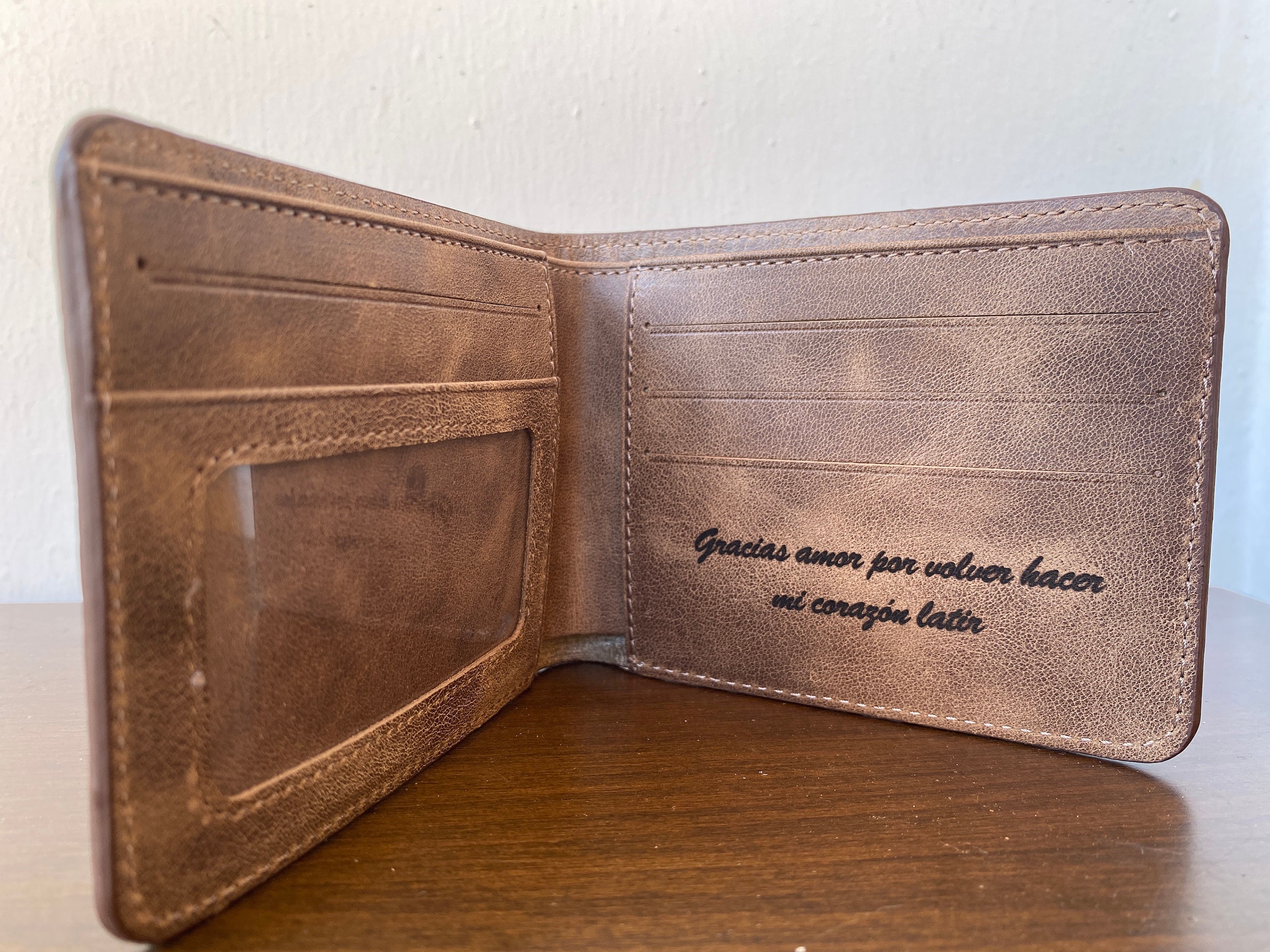 Monedero Hombre Carteras Personalizadas Para Mujer Con Nombre De