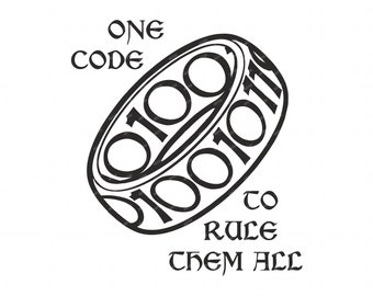 One Ring Vector Etsy