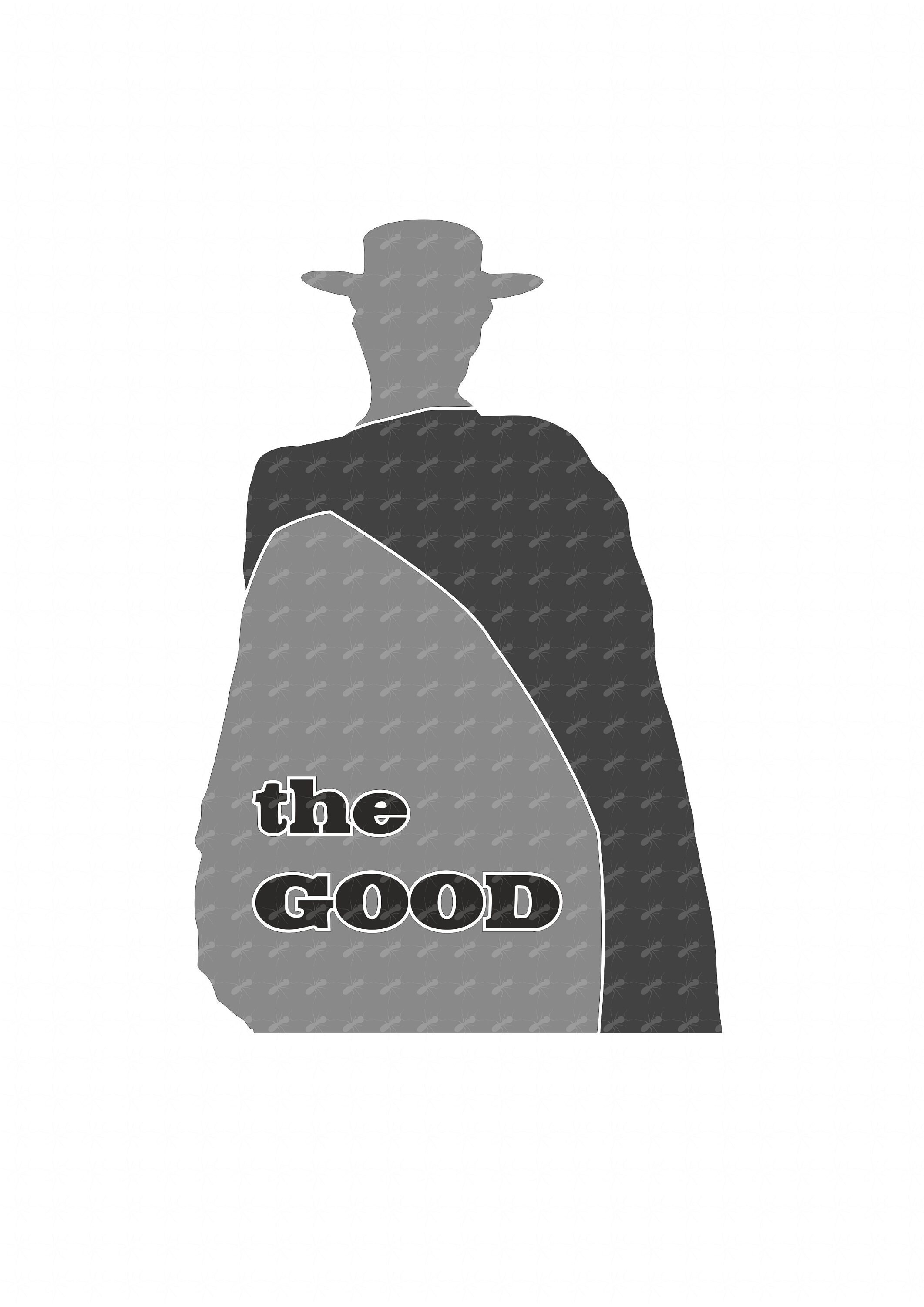 The Good, Bad and Ugly Movie Silhouette, Blondie Design, SVG, Vector ...