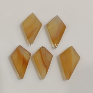 Natuurlijke Montana Agate Kite Shape Step cut, Montana Agate Losse edelsteen voor sieraden maken, Faceted Polished 12 X 7 MM Kite Shpae Stone