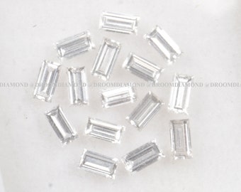 Baguette cut Lab Grown Diamond, Lab Created Baguette Shape Loose Diamond, Lab Made Baguette Cut CVD Diamond, Baguette cut 3.0/3.5/4.0/5.0 MM
