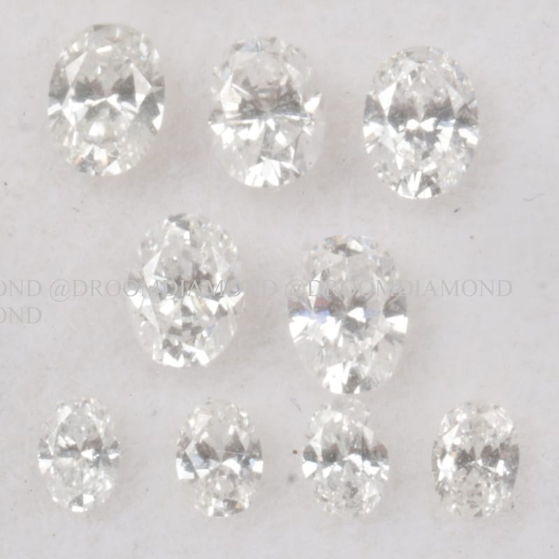 J Color Oval Diamond - Etsy UK
