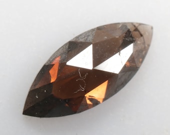 0.55 CT 8.5 X 3.8 MM Diamante Suelto Natural, Diamante corte Marquesa, Diamante Marquise Color Elegante, Diamante Rústico Para Anillo Marquise R9846