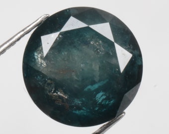 1.73 CT 7.5 MM Blue Round Brilliant cut Diamond Loose Round Shape Diamond Blue color Round Diamond For Engagement Ring R10082