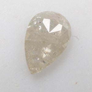 0.53 CT 7.3 X 4.7 MM Natural Loose Diamond Pear Shape Diamond Off White color Pear cut Diamond For Engagement Ring Wedding Ring R10793