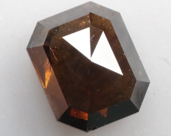 0.89 CT 6.0 X 5.0 MM Natural Loose Diamond Emerald cut Diamond Fancy color Diamond For Engagement Diamond Ring Gift R11126