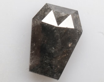 1.04 CT 7.4 X 5.4 MM Natural Loose Diamond Coffin Shape Diamond Black color Diamond For Coffin Diamond Ring Engagement Ring Gift R11136