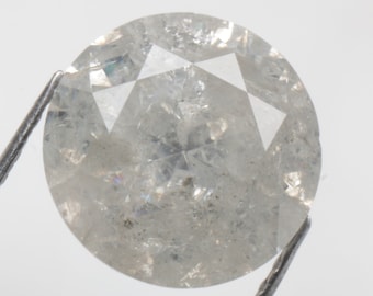2.53 CT 8.4 MM Natural Loose Diamond Round Brilliant cut Diamond White color Round Shape Diamond, For Engagement Ring R11078