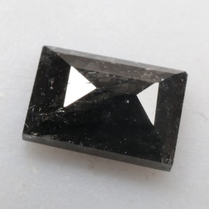 0.73 CT 6.5 X 4.5 MM Natural Loose Diamond Baguette Diamond Black color Baguette cut Diamond R11204
