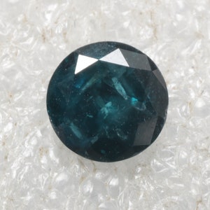 certified 0.61 CT 5.67 X 5.66 MM Natural Loose Round Brilliant cut Diamond, Blue color Round cut Diamond, Round Shape Blue Diamond, R11623
