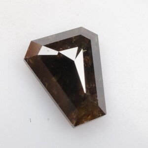 1.40 CT 8.1 X 6.7 MM Natural Loose Coffin Shape Diamond, Black color Coffin Diamond, Natural Loose Diamond, Coffin Shape Diamond, R11561