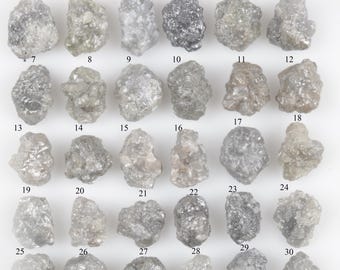 75.07 CT 28.3 X 22.5 MM Uncut Diamond Big Rough Diamond Grey Color