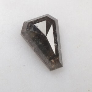 0.95 CT 7.8 X 5.4 MM Natural Loose Coffin Shape Diamond, Black color Coffin Diamond, Natural Loose Diamond, For Coffin Diamond Ring R11636