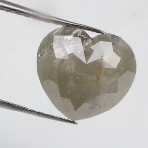 2.04 CT 8.5 X 9.1 MM Natural Loose Heart Shape Diamond, Grey color Heart Diamond, Natural Loose Diamond, Heart Shape Diamond, R11566