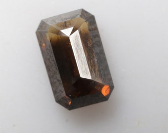 0.66 CT 6.2 X 4.0 MM Natural Loose emerald cut Diamond, Fancy color Emerald Shape Diamond, Natural Fancy color Diamond, R12051