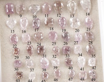 Natural Loose Pink Diamond, Natural Loose Pear/Cushion cut Pink/Purple color Diamond, Fancy Color Diamond, For Fancy Diamond Ring Jewelry