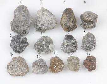 Rough Diamond, Raw Diamond, Uncut Diamond, Earth Mined Diamond, Natural Loose Rough Raw Diamond, Grey color Uncut Diamond, R12417